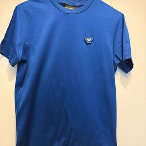 Emporio Armani Vibrant Blue Short Sleeve Tee